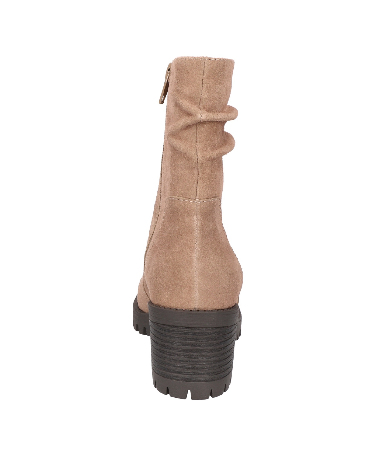Bella Vita Women's Hattie Block Heel Zipper Booties -Leather