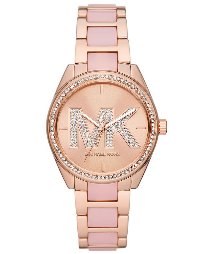 Michael kors smartwatch rose gold store macys