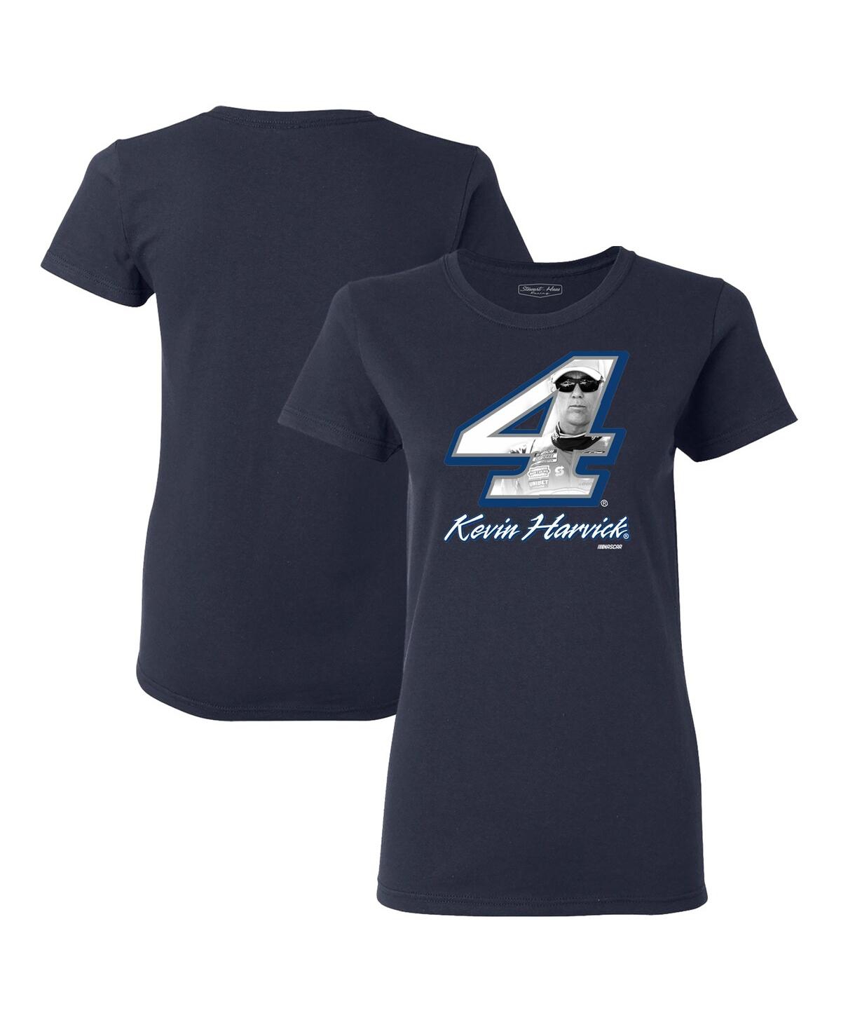Stewart-haas Racing Team Collection Women's  Navy Kevin Harvick Driver T-shirt