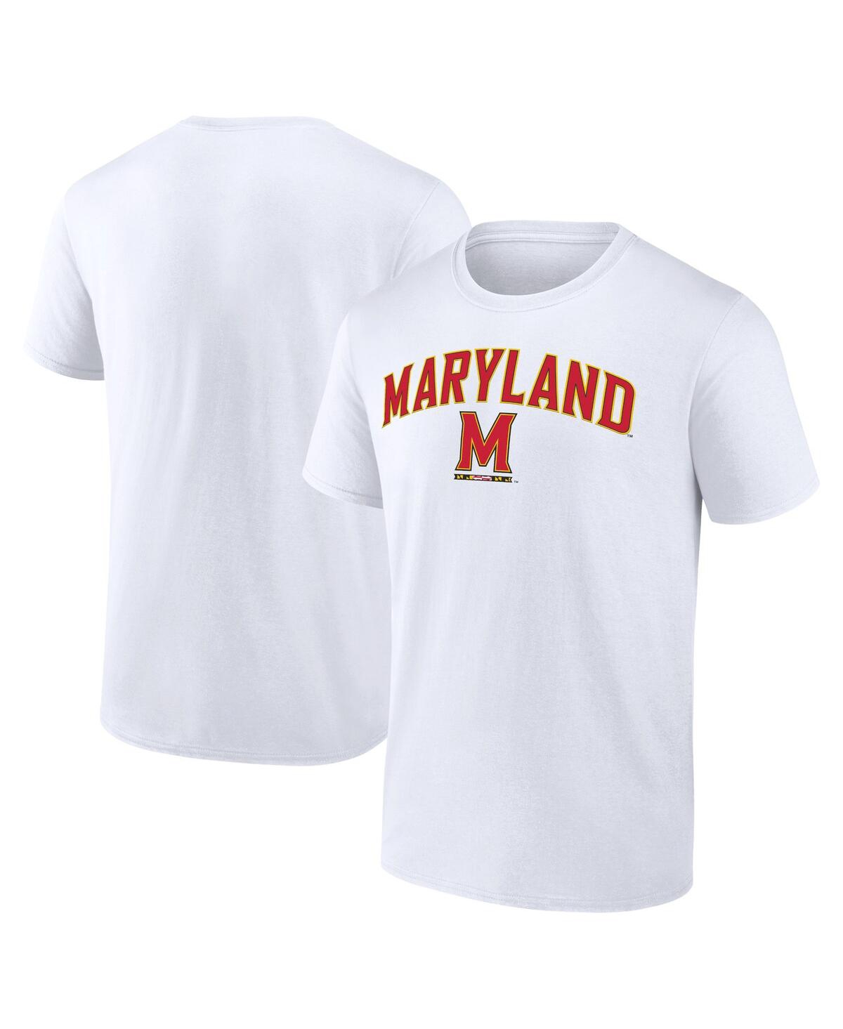 Fanatics Men's  White Maryland Terrapins Campus T-shirt