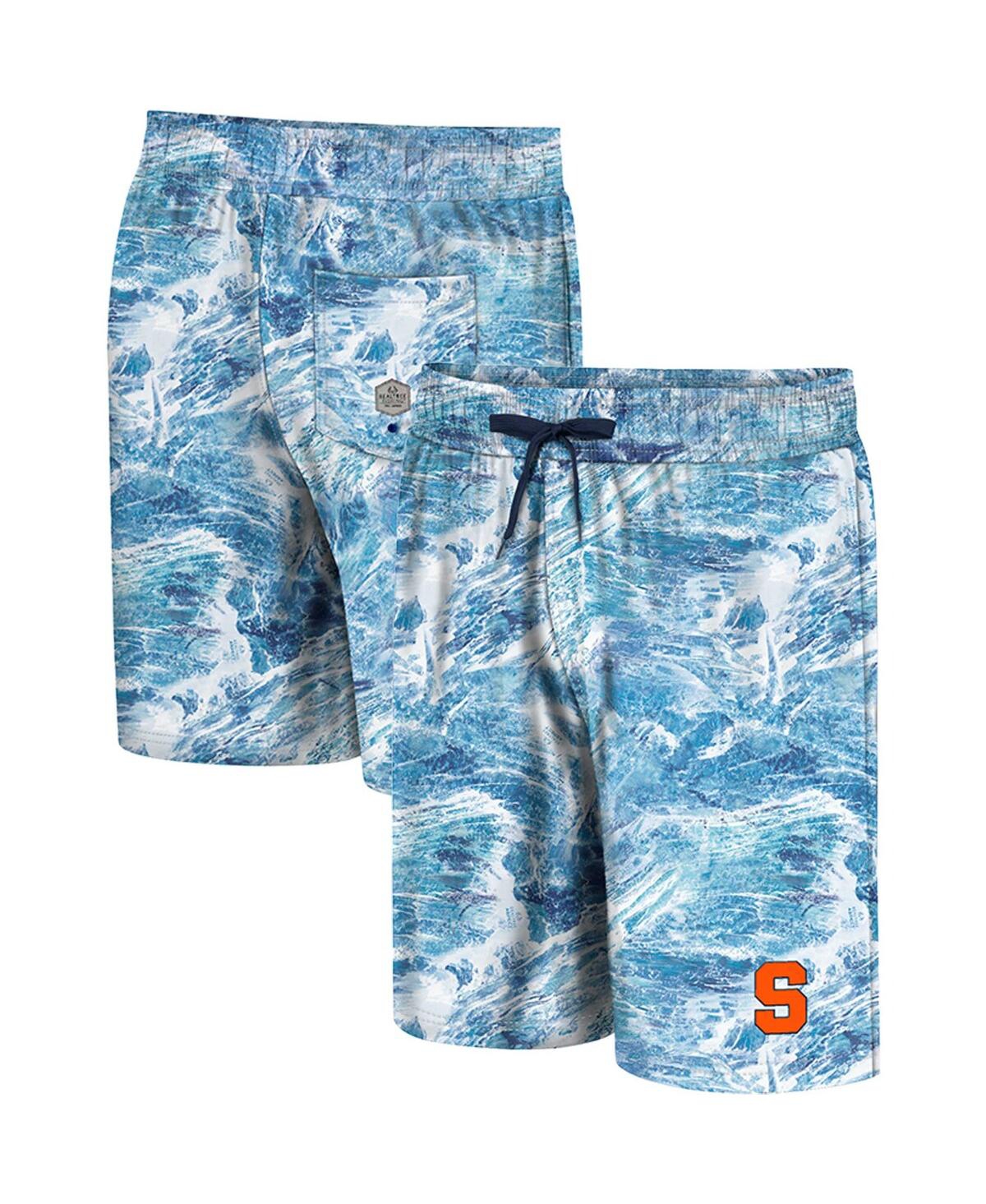 Colosseum Men's  Blue Syracuse Orange Realtree Aspect Ohana Swim Shorts