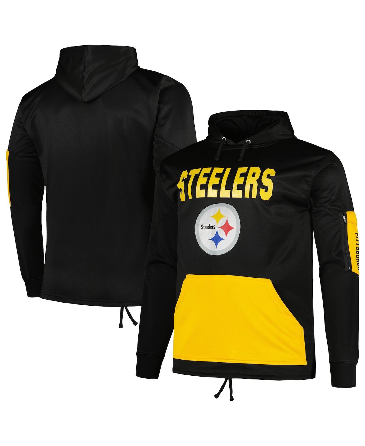 Fanatics Men's  Black Pittsburgh Steelers Big And Tall Pullover Hoodie