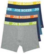 Joe Boxer Men's 3 Pack Stretch Boxer Brief 90/10 Underwear, U011 Grey Mix,  Small 