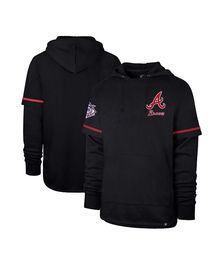 Atlanta Braves Nike Dri-Fit Short Sleeve Shirt Men's Navy Used L