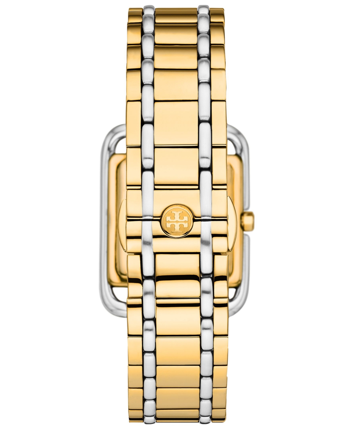 Tory Burch Women's The Miller Square Two-Tone Stainless Steel Bracelet Watch 30m