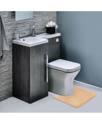 Non-Slip, Ultra Soft Plush, Memory Foam Bath Rug - Contour 24"x20"