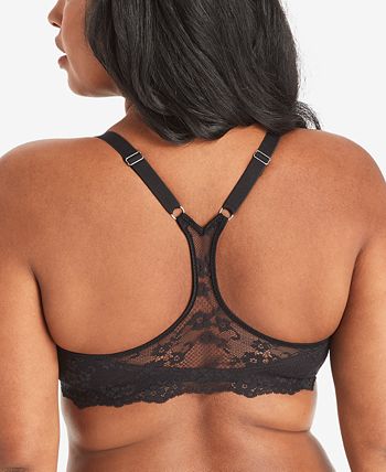 Maidenform One Fab Fit Lace T-Back Shaping Underwire Front Close Bra 7112 -  Macy's