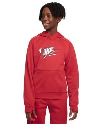 Nike Big Kids Therma FIT Logo Print Fleece Hoodie Macy s