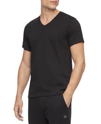 Men's 5-Pack Cotton Classics V-Neck Undershirts, Created for Macy's