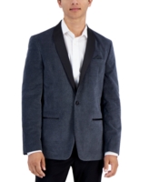 Vince Camuto Men's Slim-Fit Grey Tick Sport Coat - Grey Tick