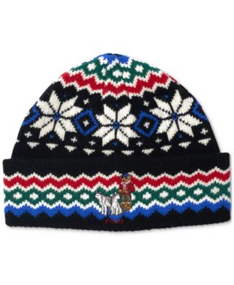 Polo Ralph Lauren - Men's Polo Bear Fair Isle Quick-Drying Beanie