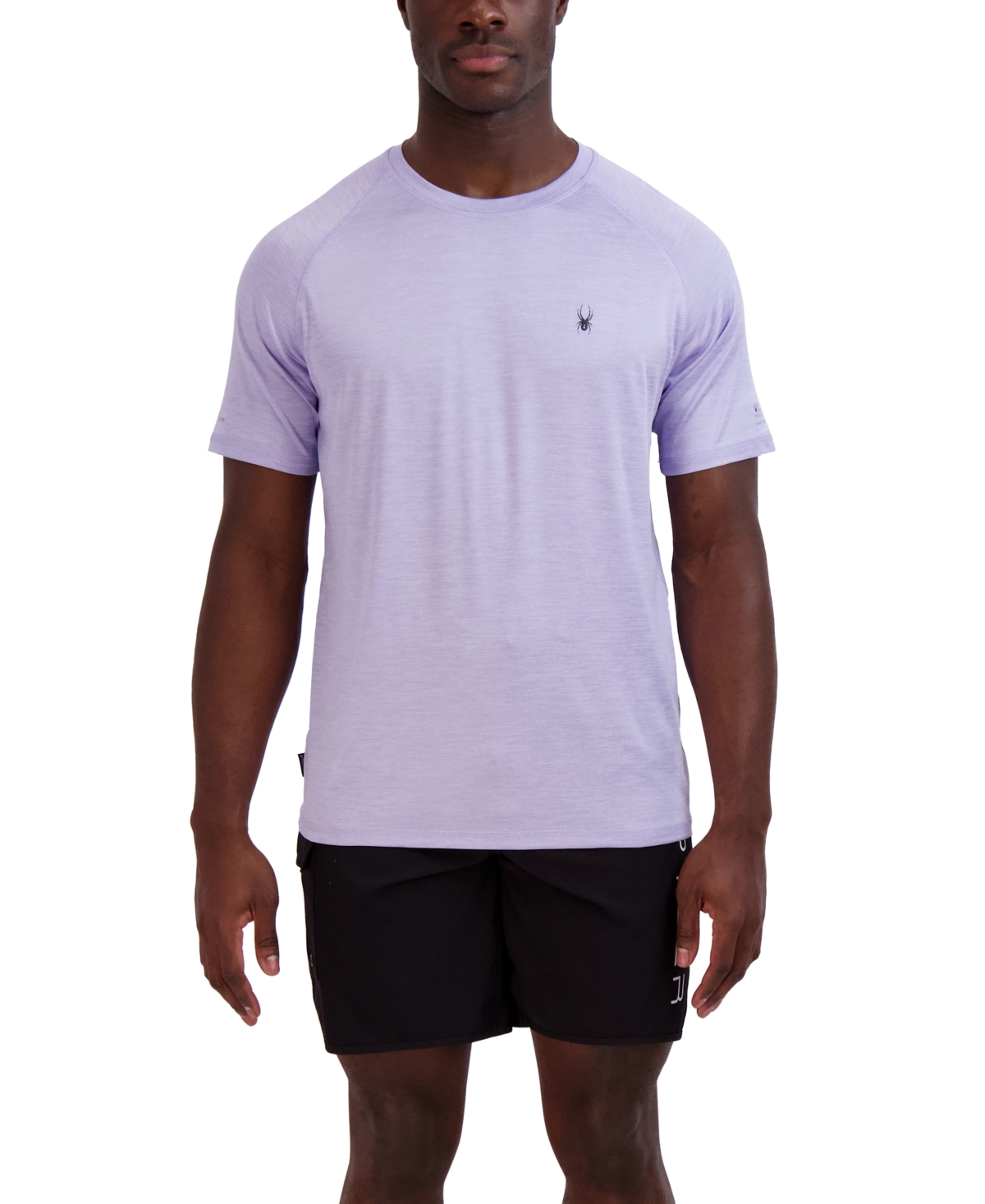 Spyder Men's Standard Short Sleeves Rashguard T-shirt In Wish