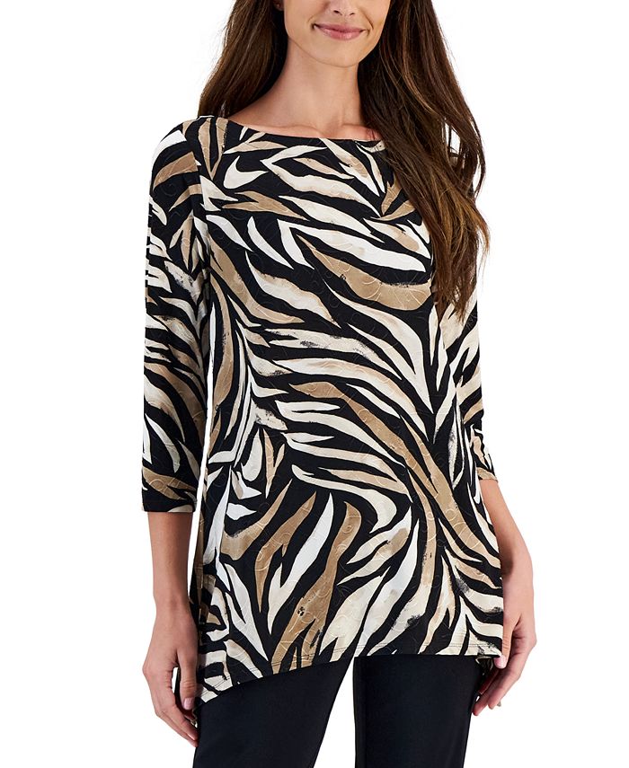 Jm collection petite tops hot sale