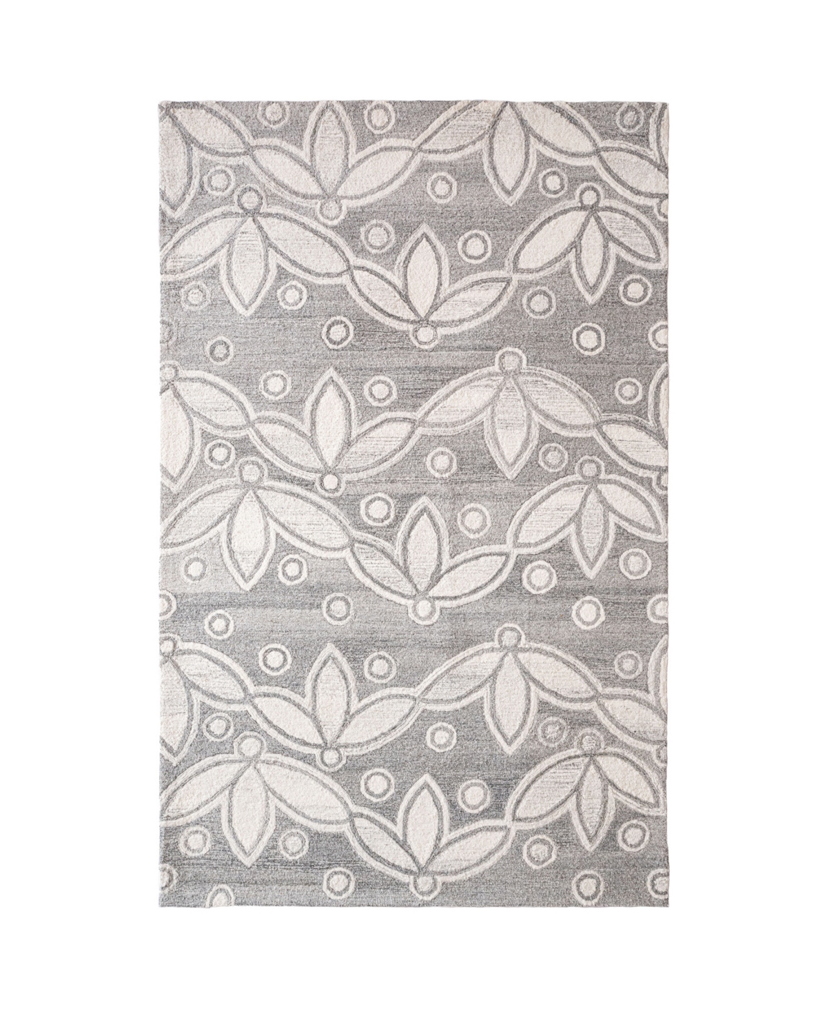 Capel Happy Day 9305 5' x 8' Area Rug - Gray
