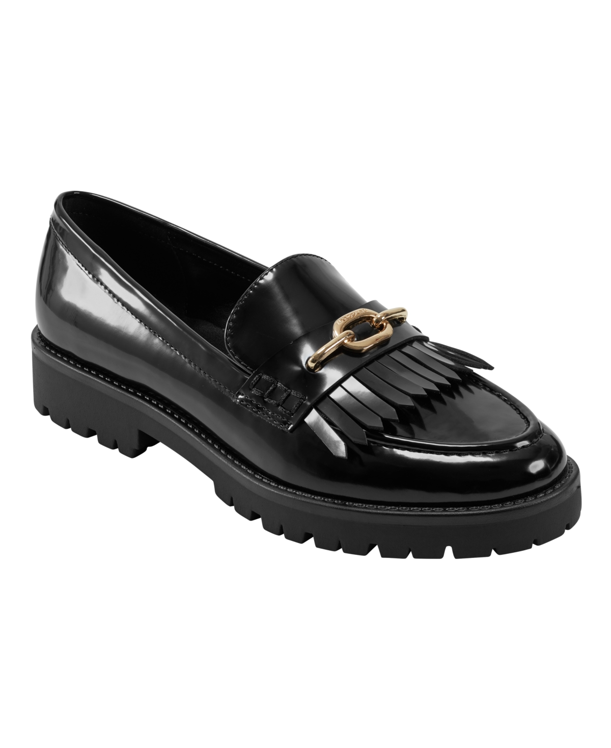 Women's Florida Slip-On Kilt Detail Lug Sole Loafers - Merlot