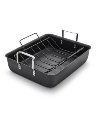 Calphalon contemporary stainless shop roasting pan with rack