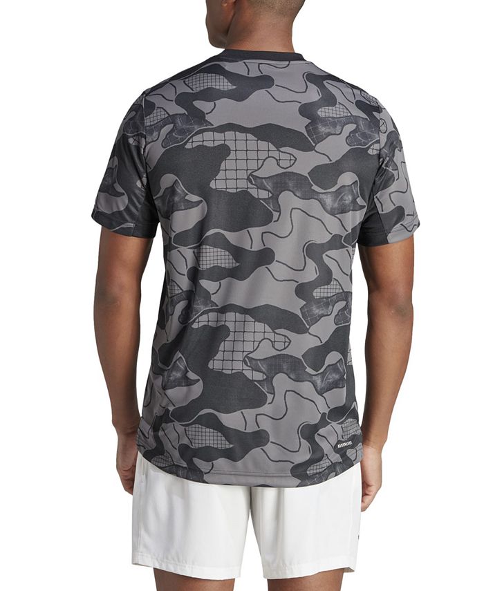 adidas Men's Club Graphic Short Sleeve Crewneck Tennis T-Shirt - Macy's