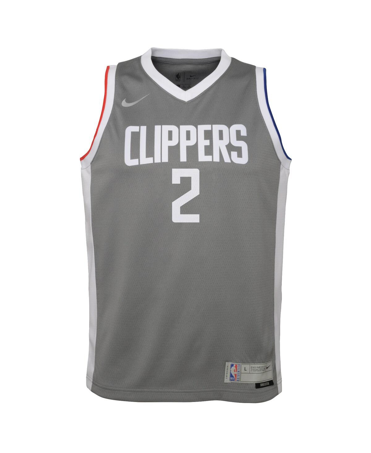 Nike Big Boys and Girls La Clippers 2020/21 Swingman Player Jersey Earned Edition - Kawhi Leonard