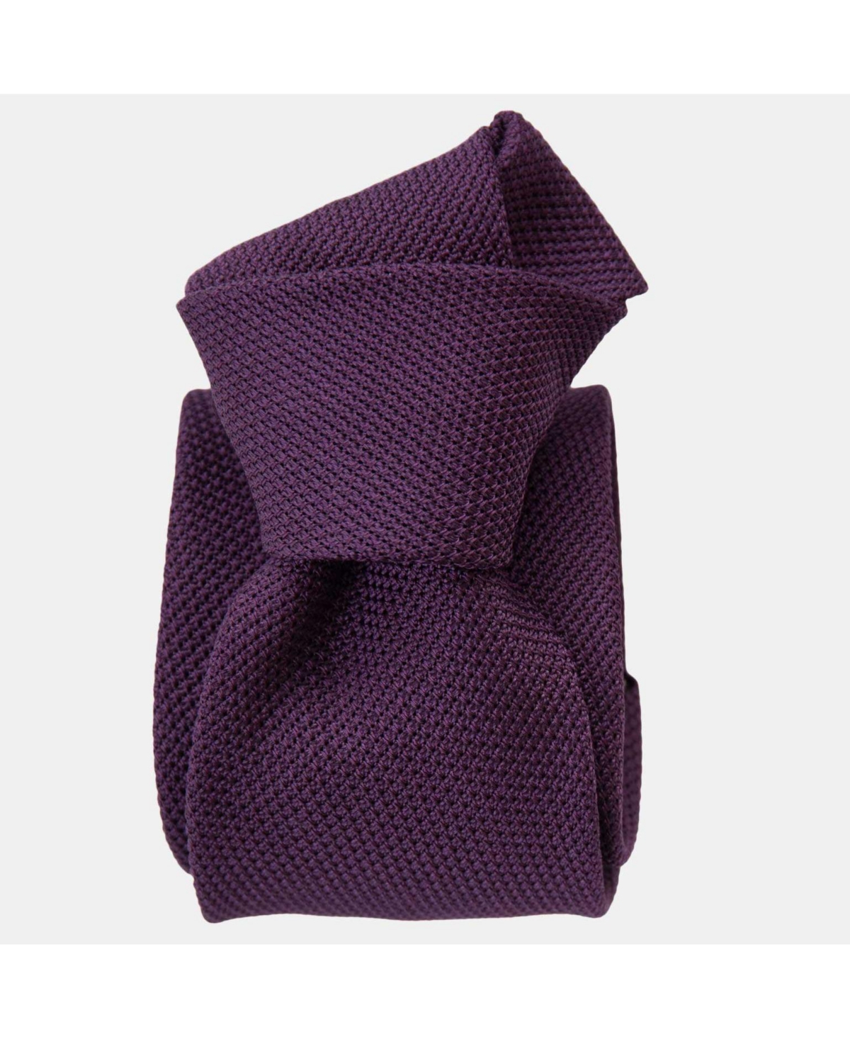 Men's Plum - Silk Grenadine Tie for Men - Purple