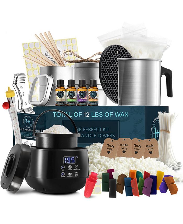 Soy Candle Making Kit + Electric Pot - 12 Lbs – Hearth And Harbor