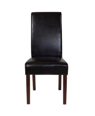 Two Mid-Century Parson'S Chairs And Finished Hardwood Frame For Kitchen, Dining Room & More