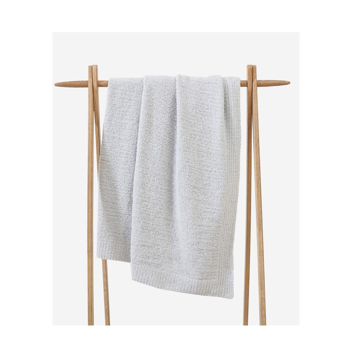 Sunday Citizen Snug Throw, 52" X 75" In Cloud Gray