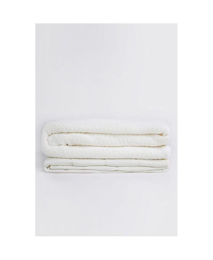 SUNDAY CITIZEN Snug Weighted 15 lbs Blanket, 52" x 77" Macy's