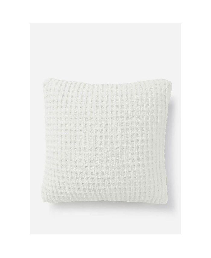 SUNDAY CITIZEN Snug Waffle Throw Pillow, 20" x 20" Macy's