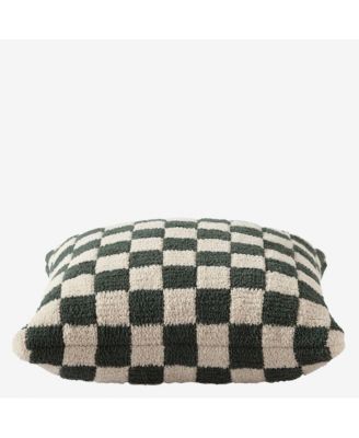 Checkerboard Decorative Pillow, 20" x 20"