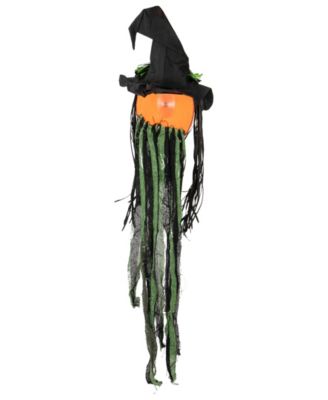 Creepy Jack-O'-Lantern 3-D Halloween Window Decoration Set, 3-Piece
