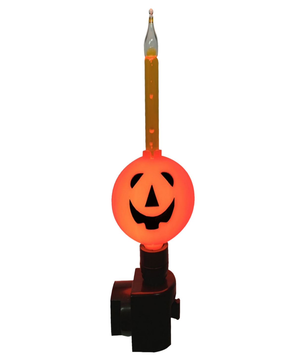 Northlight 6.5" Jack O' Lantern Halloween Plug-in Bubble Night Light In Orange