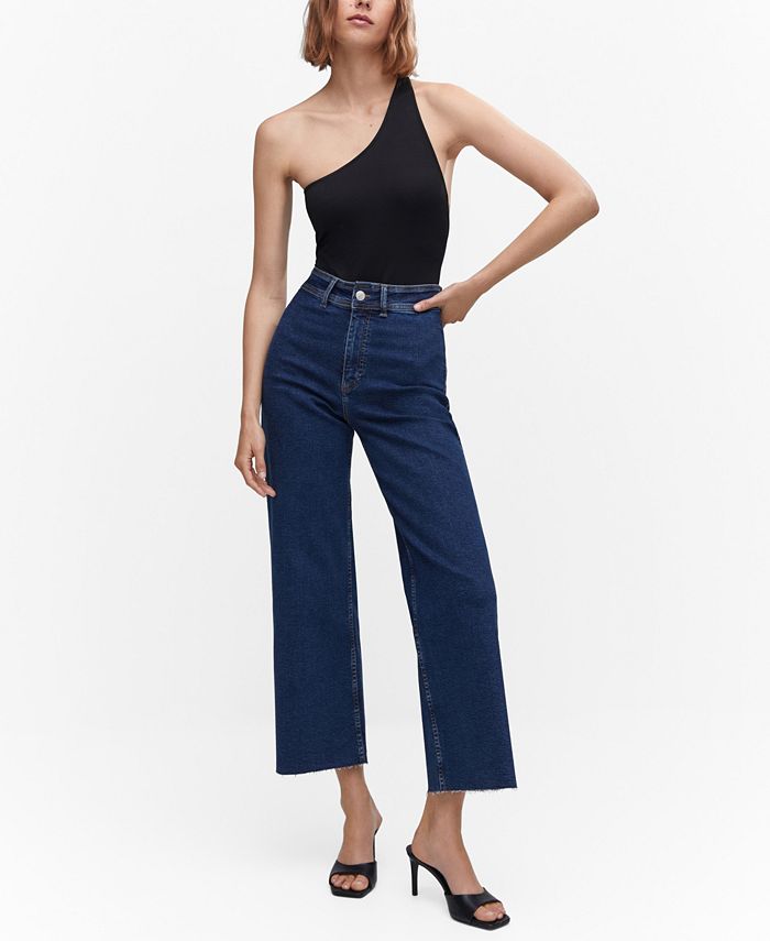 Jeans culotte high waist - Women