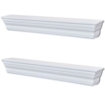 Wall Shelves 2 pcs White