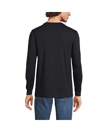 Lands' End Men's Super-T Long Sleeve T-Shirt - Macy's