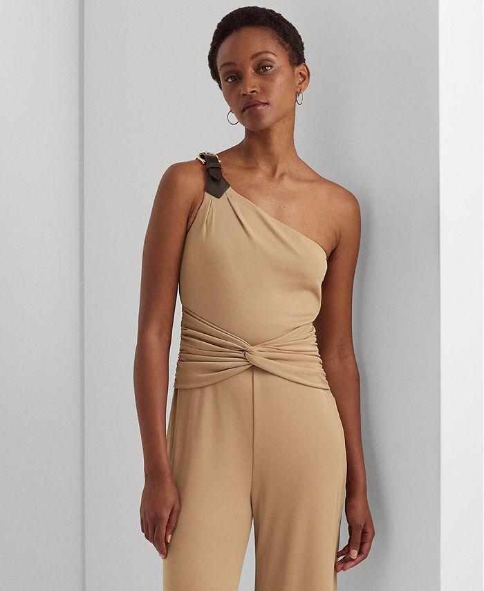 Ralph lauren one shoulder jumpsuit discount
