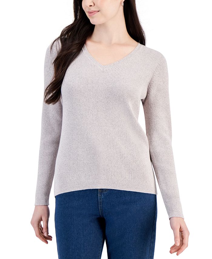 Macy's v neck sweaters online