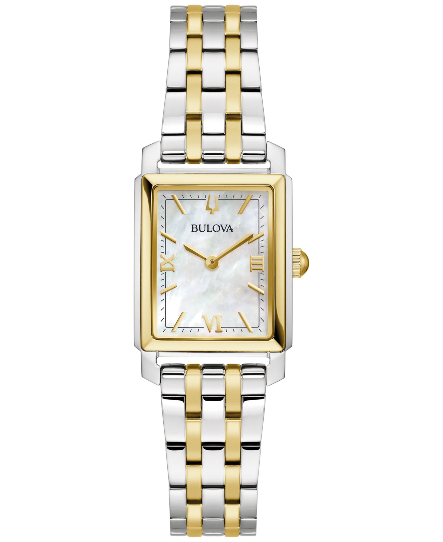 Женские часы Bulova Classic Sutton Two-Tone Stainless Steel Bracelet Watch 21mm — фото 1
