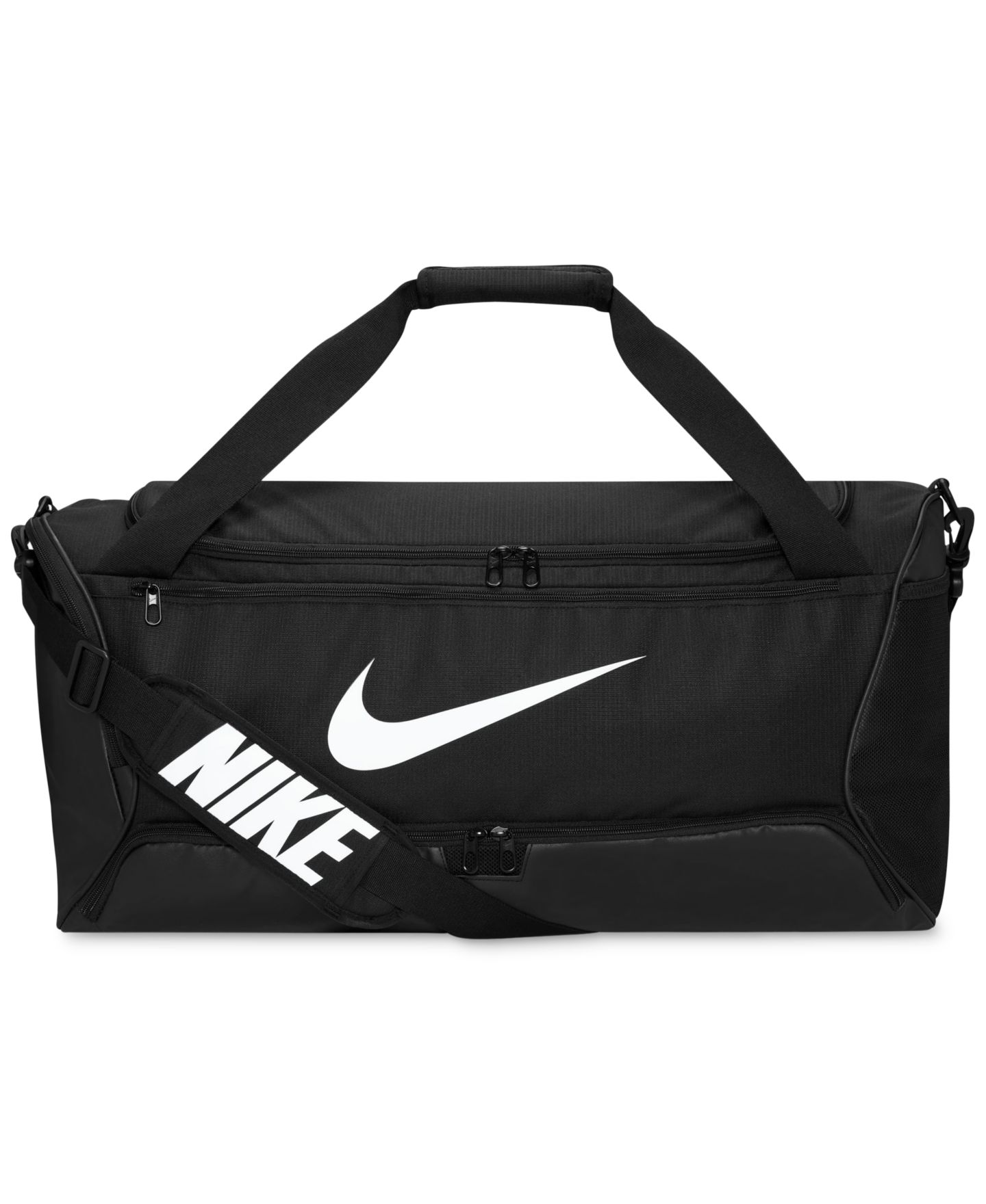 Мужская сумка Nike Brasilia 9.5 Training Duffel (Medium, 60L), цвет: Чёрный — фото 5