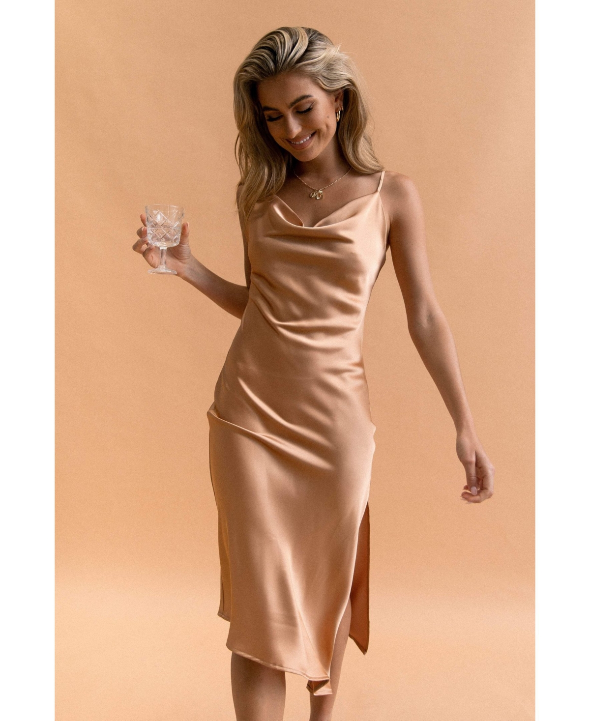 Women's Cyprus Dress - Gold