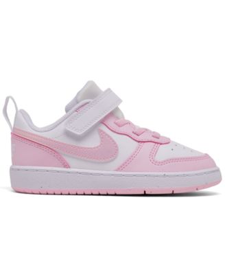 Toddler Girls Court Borough Low Recraft Adjustable Strap Casual Sneakers from Finish Line