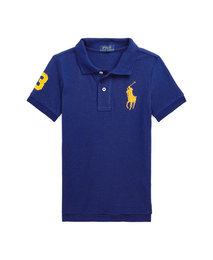 Polo Ralph Lauren Toddler and Little Boys Cotton Mesh Polo Shirt - Macy's