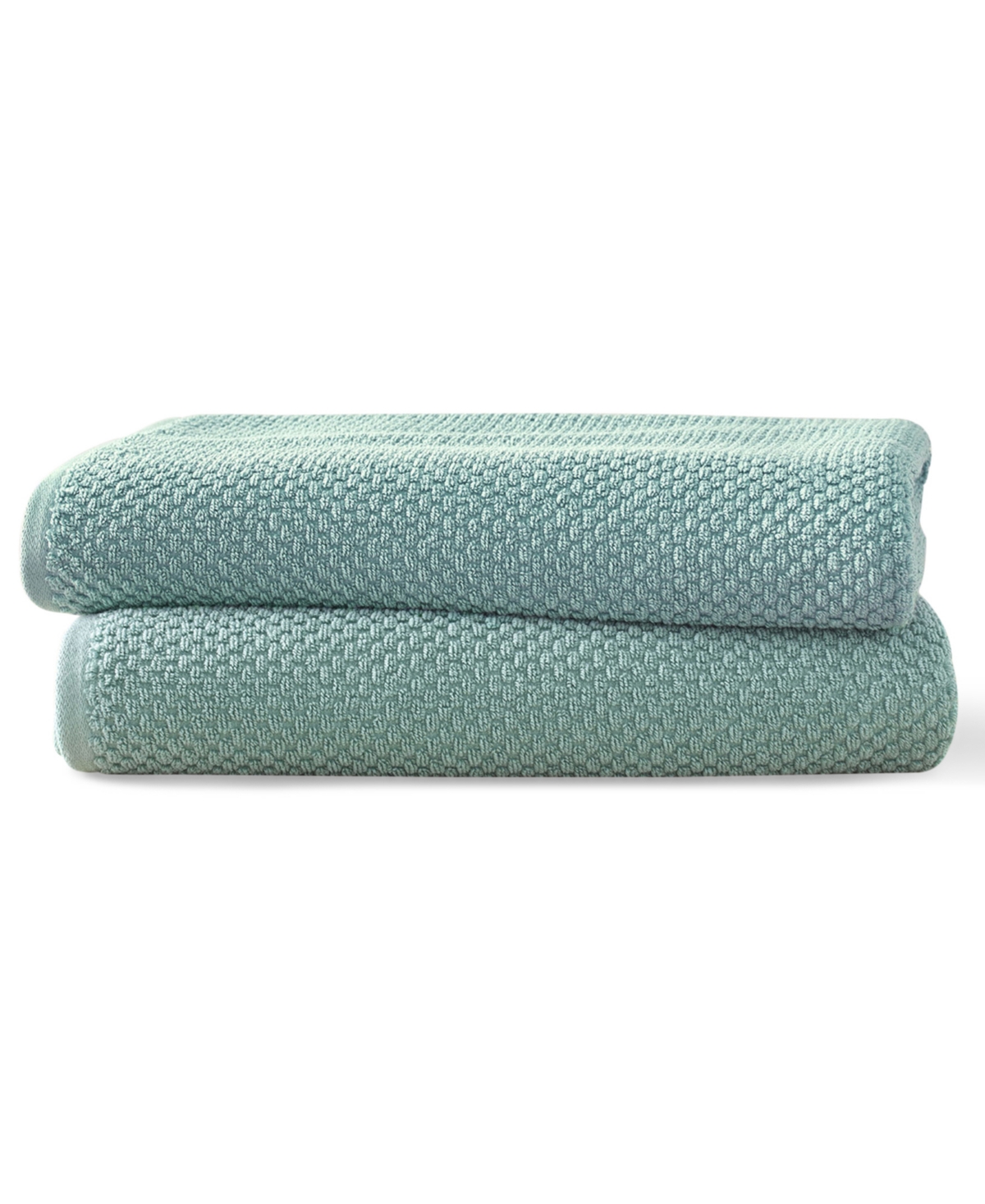 Blue Loom Lilly Cotton And Rayon From Bamboo 2 Piece Bath Towel Set, 56" X 30" In Seafoam