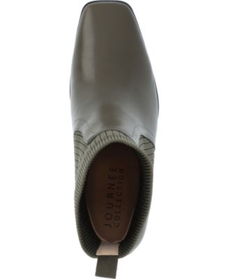 Women's Harlowe Chelsea Knit Block Heel Booties