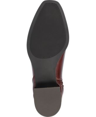 Women's Elley Buckle Strap Block Heel Booties