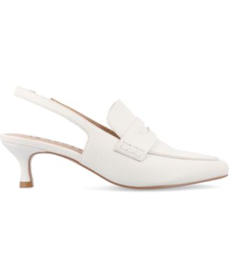 Women's Amory Tailored Kitten Heel Slingback Pumps