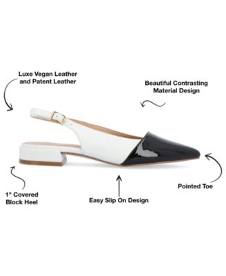 Women's Bertie Two Tone Slingback Flats