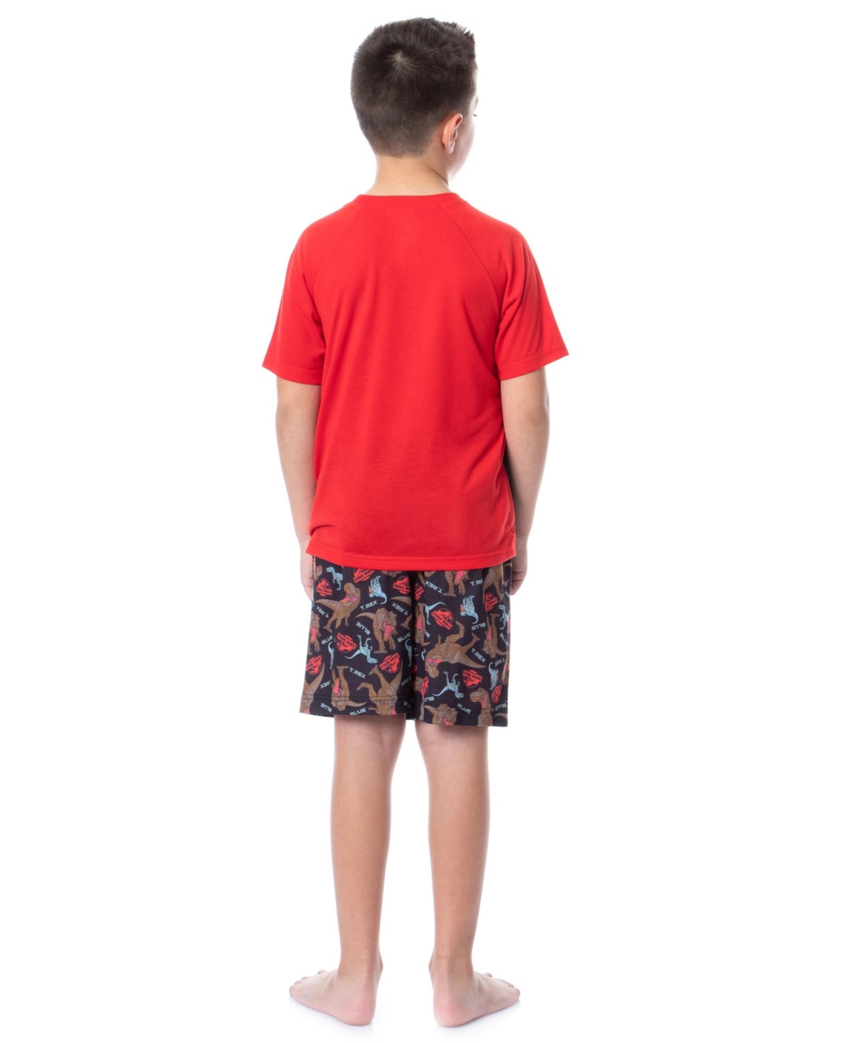 Jurassic Park Boys Jurassic World Blue T-Rex Park Logo Sleep Pajama Set