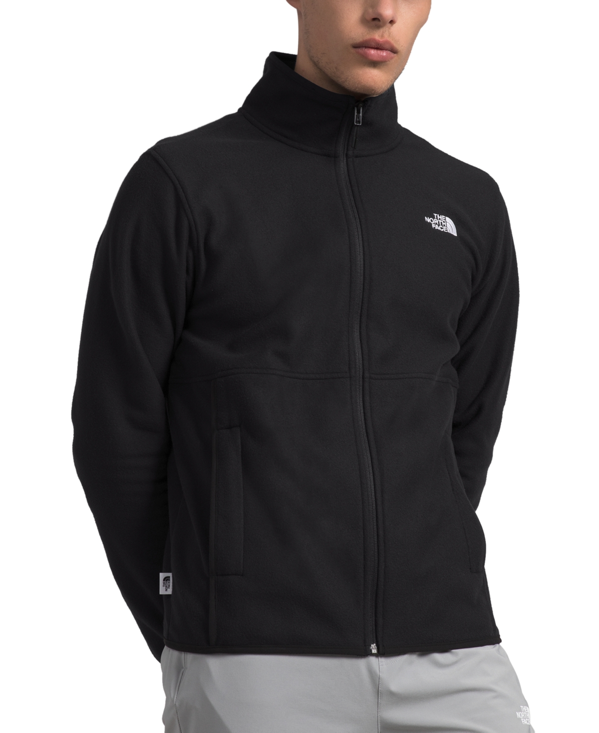 THE NORTH FACE Men's Alpine Polartec 200 Full Zip Hooded Jacket, Shady  Blue/TNF Black, Small at  Men's Clothing store
