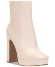 White ankle hot sale boots macys