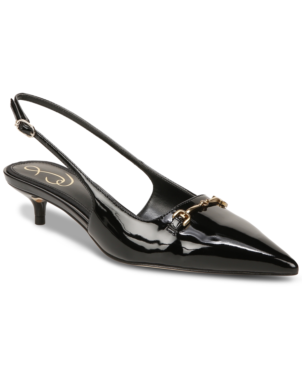 Sam edelman black patent pumps sales